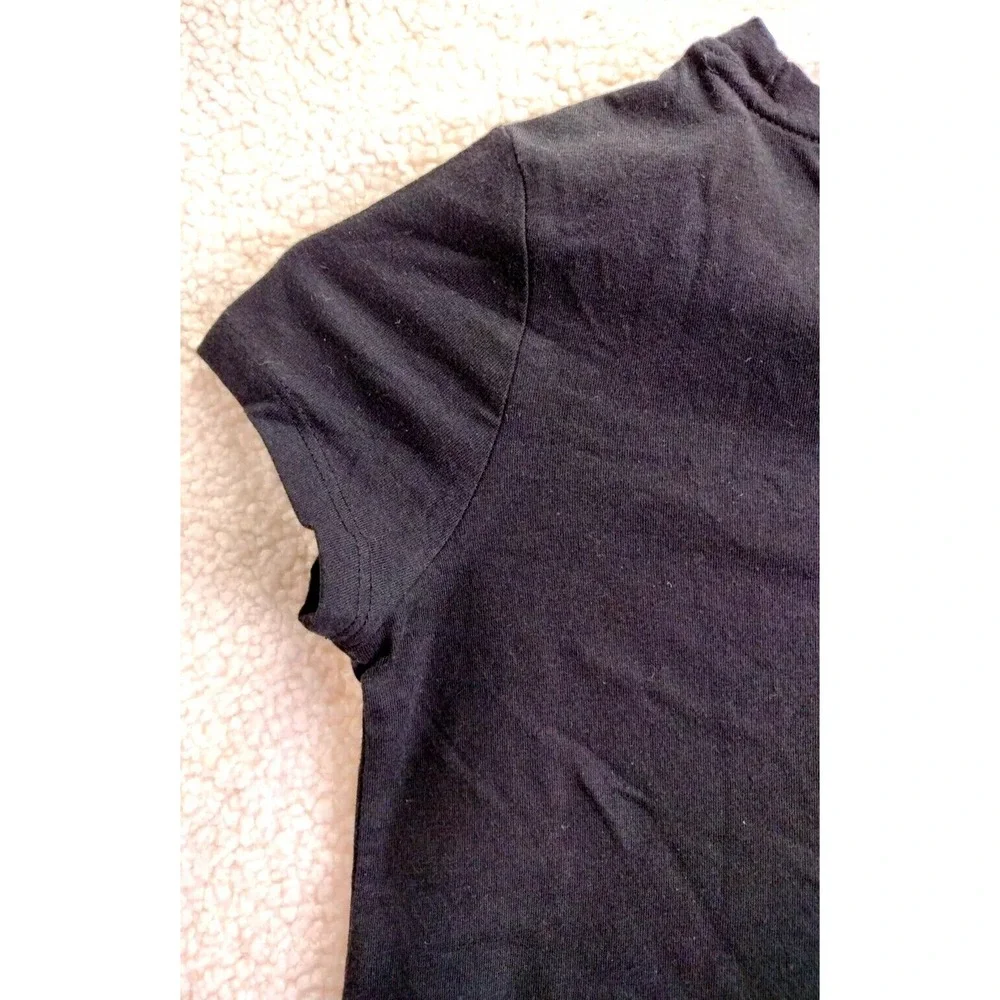 Cat‎ and Jack Kids Black Short Sleeve Crew Neck T Shirt Size S 6